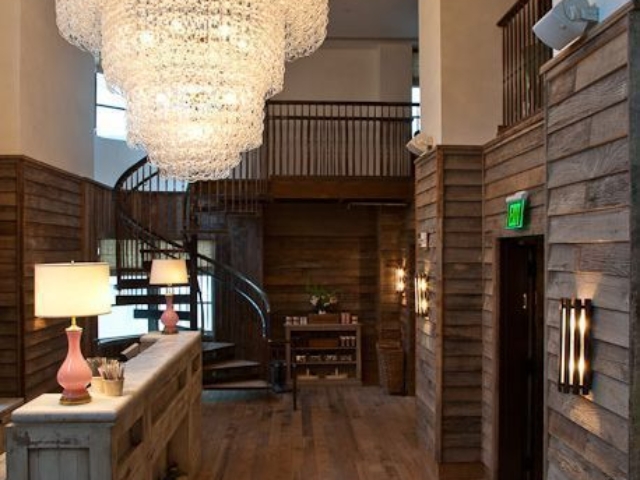 Reclaimed Mixed Hardwood Grey Board - Soho Hotel