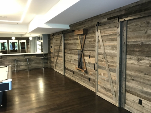 Reclaimed Mixed Softwood Grey Barn Board - Interior  Barn Doors