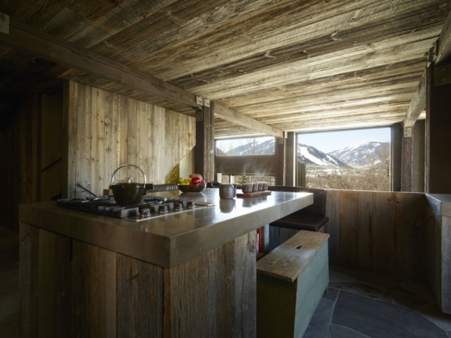Reclaimed Mixed Softwood Grey Barn Board Ship Lap Joint - Kitchen