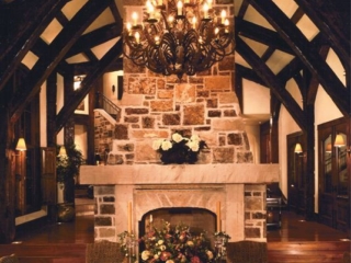 Reclaimed Hand Hewn Beams Timber Frame - Living Room