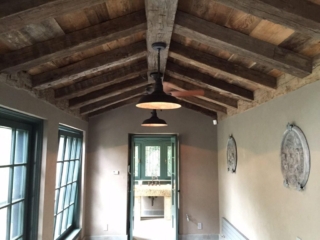Reclaimed Hand Hewn Beams - Ceiling Planking - Lemonaia