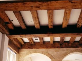 Reclaimed Hand Hewn Beams