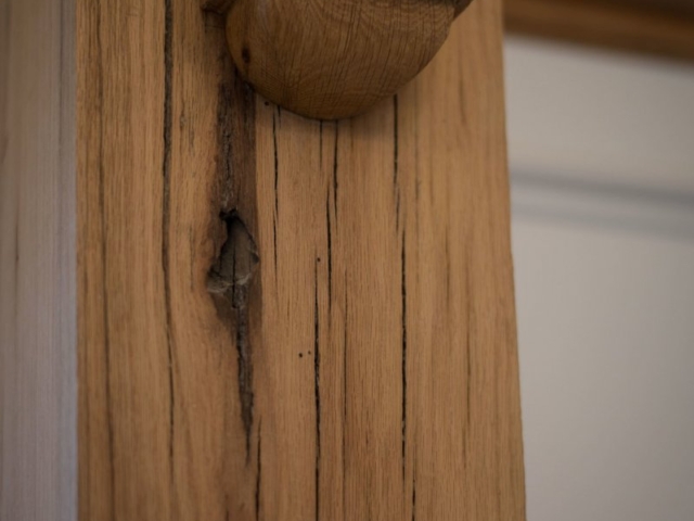 Reclaimed White Oak S4S Brace Detail