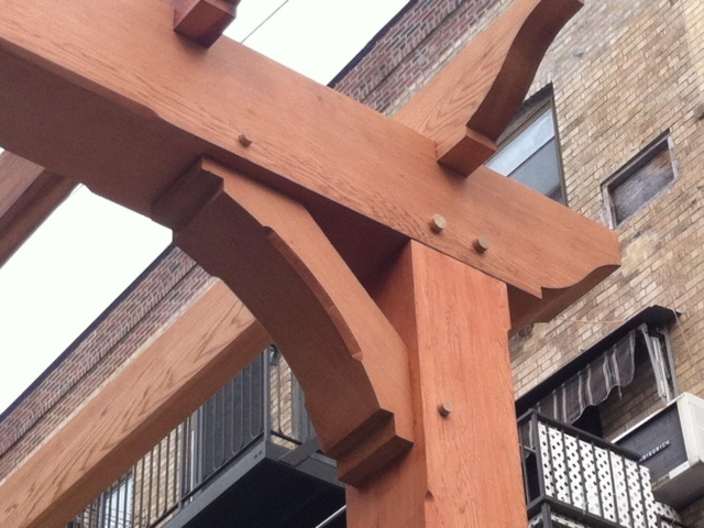 Western Red Cedar No. 2 Clear Curved Braces