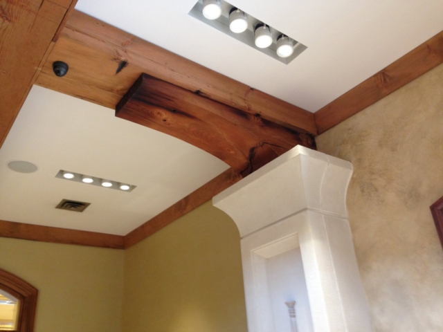 Reclaimed Douglas Fir Beams and Corbels - Larkfield Manor