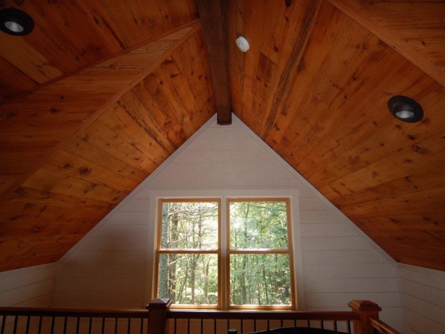 Reclaimed White Pine Ceiling Planking