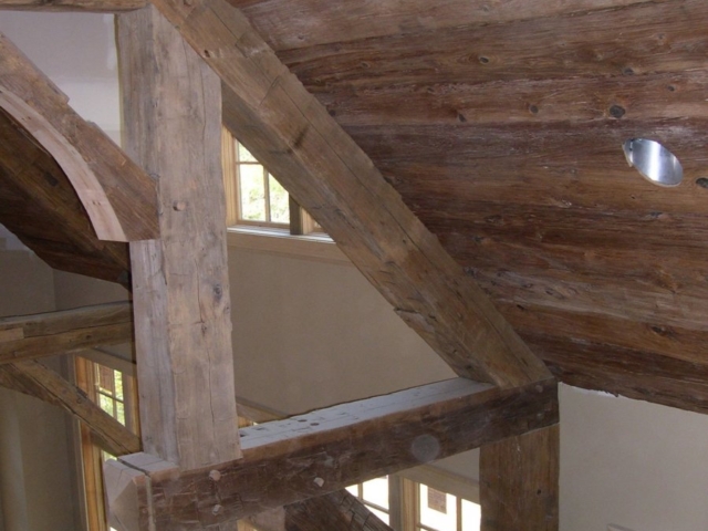 Reclaimed Mushroom Board Ceiling Planking