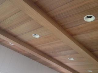 Reclaimed Sinker Cypress Vertical Grain Ceiling Planking