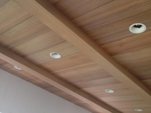 Reclaimed Sinker Cypress Vertical Grain Ceiling Planking