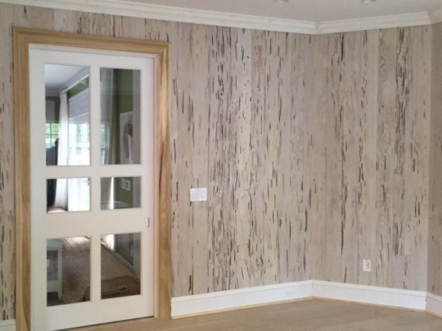 Reclaimed Sinker Pecky Cypress Wall Planking