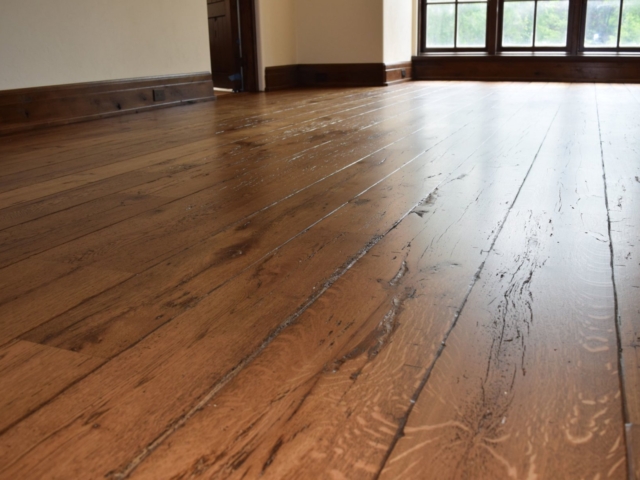 Reclaimed White Oak  Hand Eased Edges Flooring