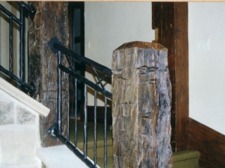 FLOORING-AND-STAIR-PARTS24 Reclaimed Hand Hewn Newell Posts