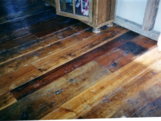 Reclaimed Mixed Softwood Barn Plank Flooring