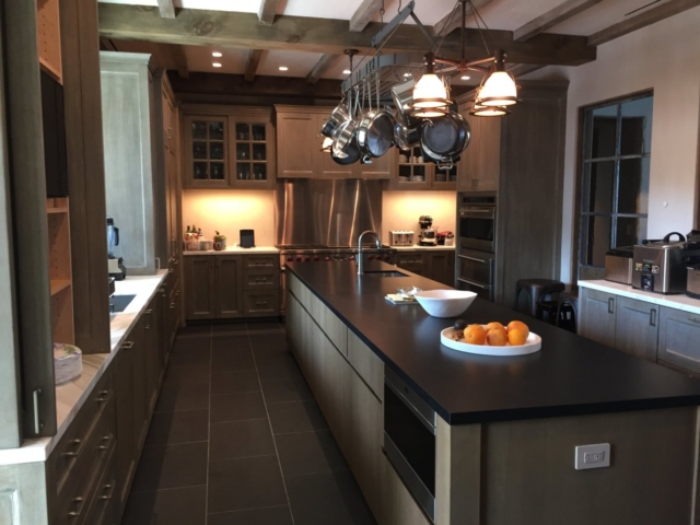 Newly Aged White Pine Beams - Kitchen