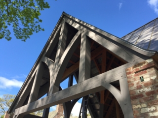 Douglas Fir Timber Frame Pool Pavilion