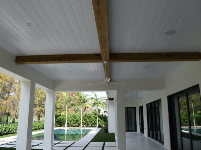 New White Oak 20 Beams S4S - Exterior Patio
