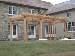 Clear Western Red Cedar Pergola