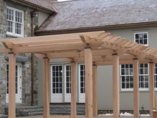 Clear Western Red Cedar Pergola