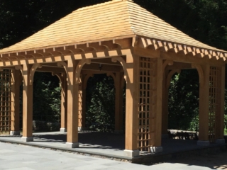 Burmese Teak Pool Pavilion