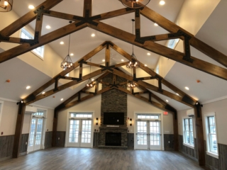 Southern Yellow Pine Trusses with Mend Plates