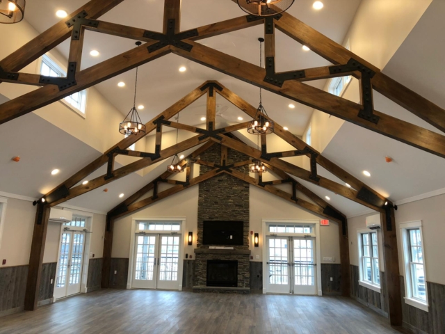 Southern Yellow Pine Trusses with Mend Plates