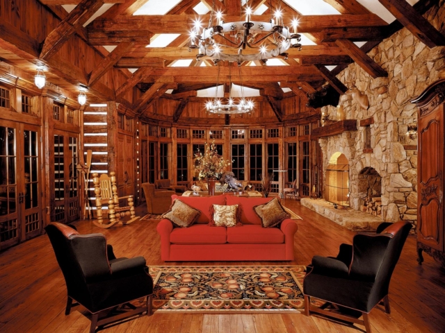 Reclaimed Mixed Softwood Hand Hewn Beam Trusses