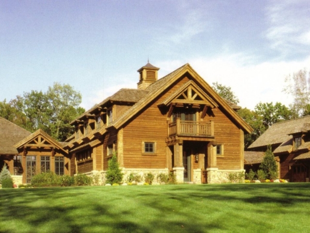 Reclaimed Mixed Softwood Hand Hewn Beam Trusses