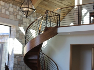 Reclaimed Red Oak Trusses (with skip planed ceiling planking)