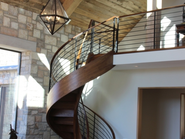 Reclaimed Red Oak Trusses (with skip planed ceiling planking)