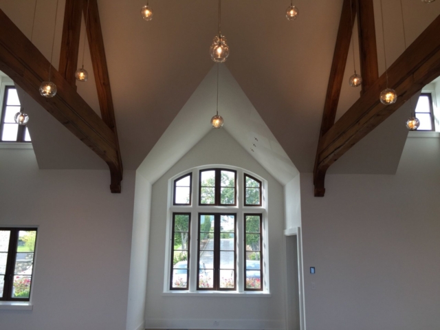 Reclaimed White Oak S4S Trusses (with custom profile)