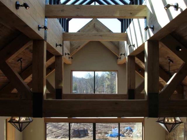 Reclaimed Red Oak Trusses