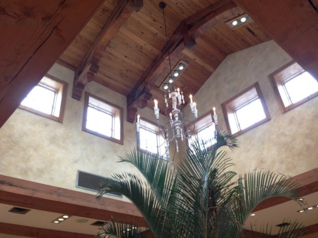 Reclaimed Douglas Fir S4S Curved Bottom Chord Trusses
