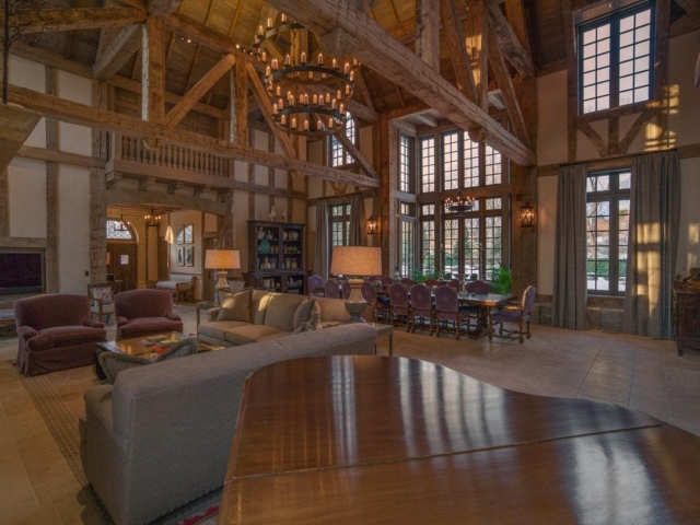Reclaimed Mixed Hardwood Hand Hewn Beam Trusses