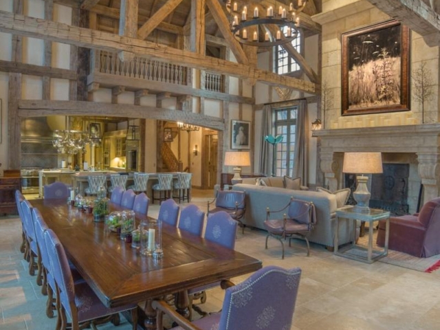 Reclaimed Mixed Hardwood Hand Hewn Beam Trusses