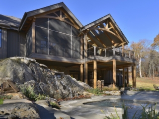 Douglas Fir Curved Bottom Trusses