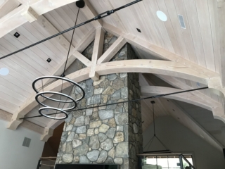 Douglas Fir Curved Bottom Chord Trusses