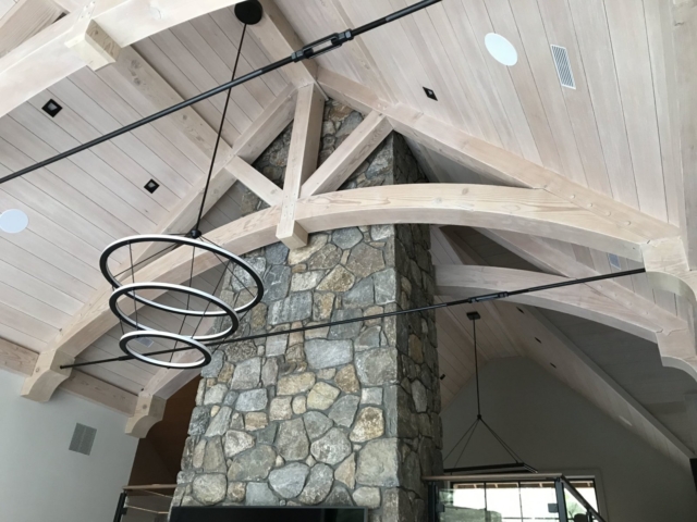 Douglas Fir Curved Bottom Chord Trusses