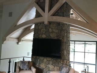 Douglas Fir Curved Bottom Trusses