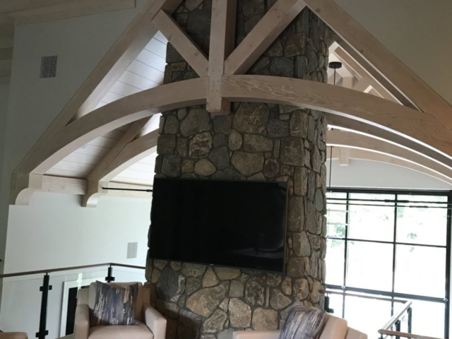 Douglas Fir Curved Bottom Trusses