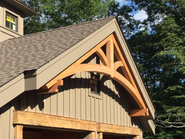 Douglas Fir  Curved Bottom Trusses