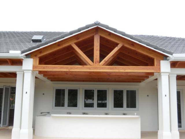 Douglas Fir King Post Truss