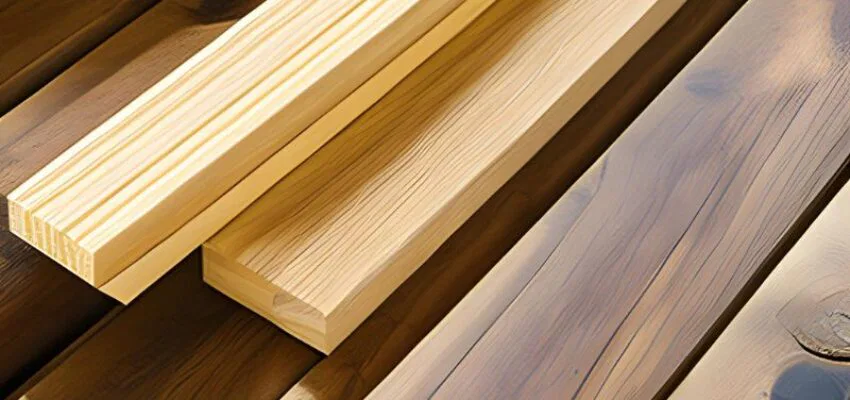 The rubberwood is ready for use in furniture making.