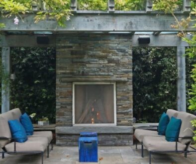 Outdoor fireplace plans.