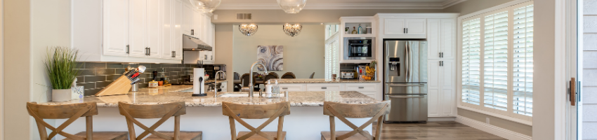 A kitchen design layout perfect for small spaces.