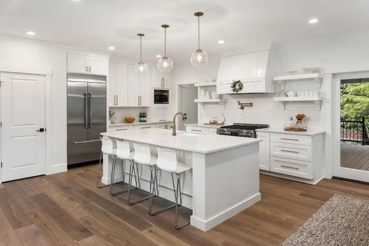 An example of a great kitchen design layout.