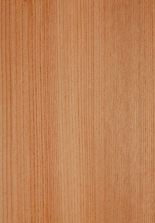 A sample of western red cedar wood.