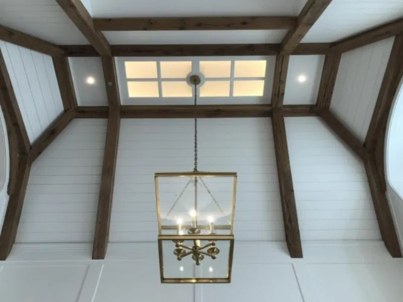 Decorative Non Structural Retro Fit ceiling beams
Material: Reclaimed White Oak S4S Beams