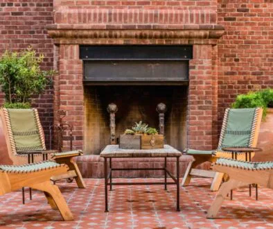 A DIY outdoor fireplace creates a centerpiece for year-round entertainment and increases your home’s value.