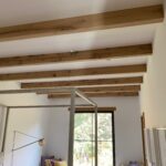 Reclaimed white oak beams