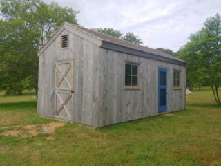Newly Aged Grey Board Natural Edges - Exterior Wall Siding